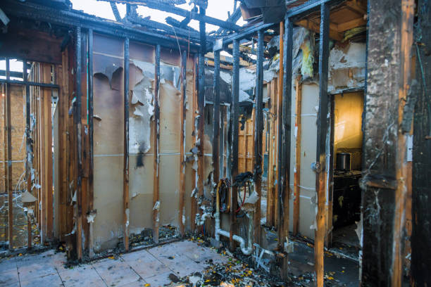 Professional Fire Damage Removal technician working in Mount Laurel, NJ